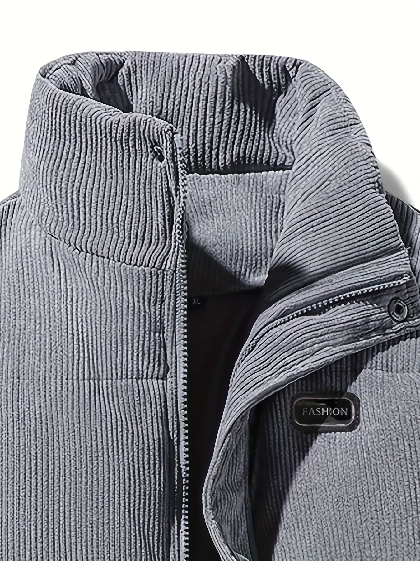 Men'S Heavyweight Winter Jacket - Thermal Insulated Cold Weather Coat with Full-Zip Closure, Front Zipper Pocket - Brown Outer Shell for Everyday & Formal Use - Non-Stretch Fabric Construction - Fall/Winter Outerwear, Winter