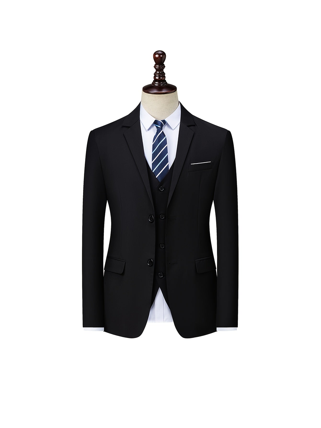 Men's Slim Fit Notch Lapel Suit Jacket for Business & Casual