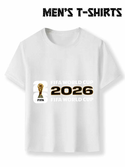 Men's FIFA World Cup 2026 Mesh T-Shirt, Casual Sporty Style