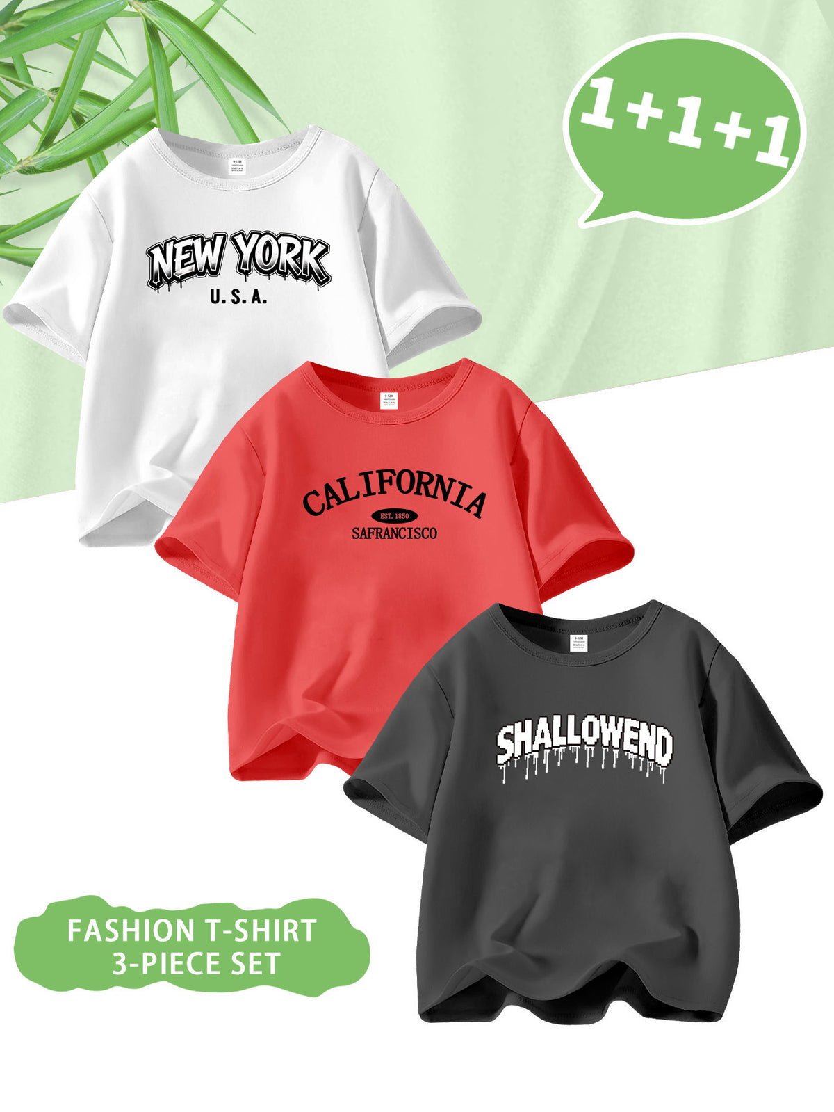 Baby Boys' Casual Long Sleeve T-Shirts with Letter Prints, Spring/Summ - ayq