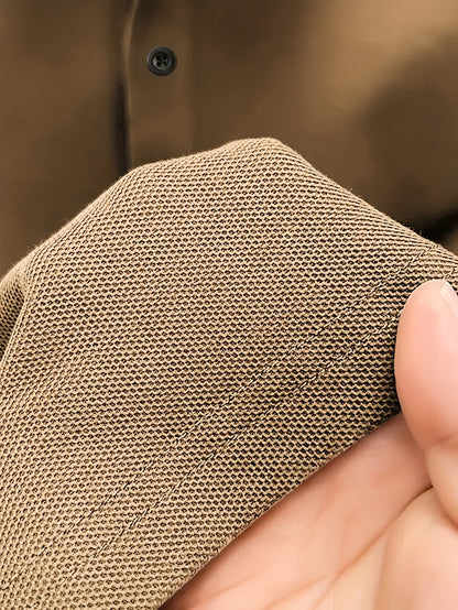 A Breathable And Fitted Golf Shirt, Men'S Casual V-Neck Short-Sleeve T-Shirt, Summer Men'S Apparel - ayq