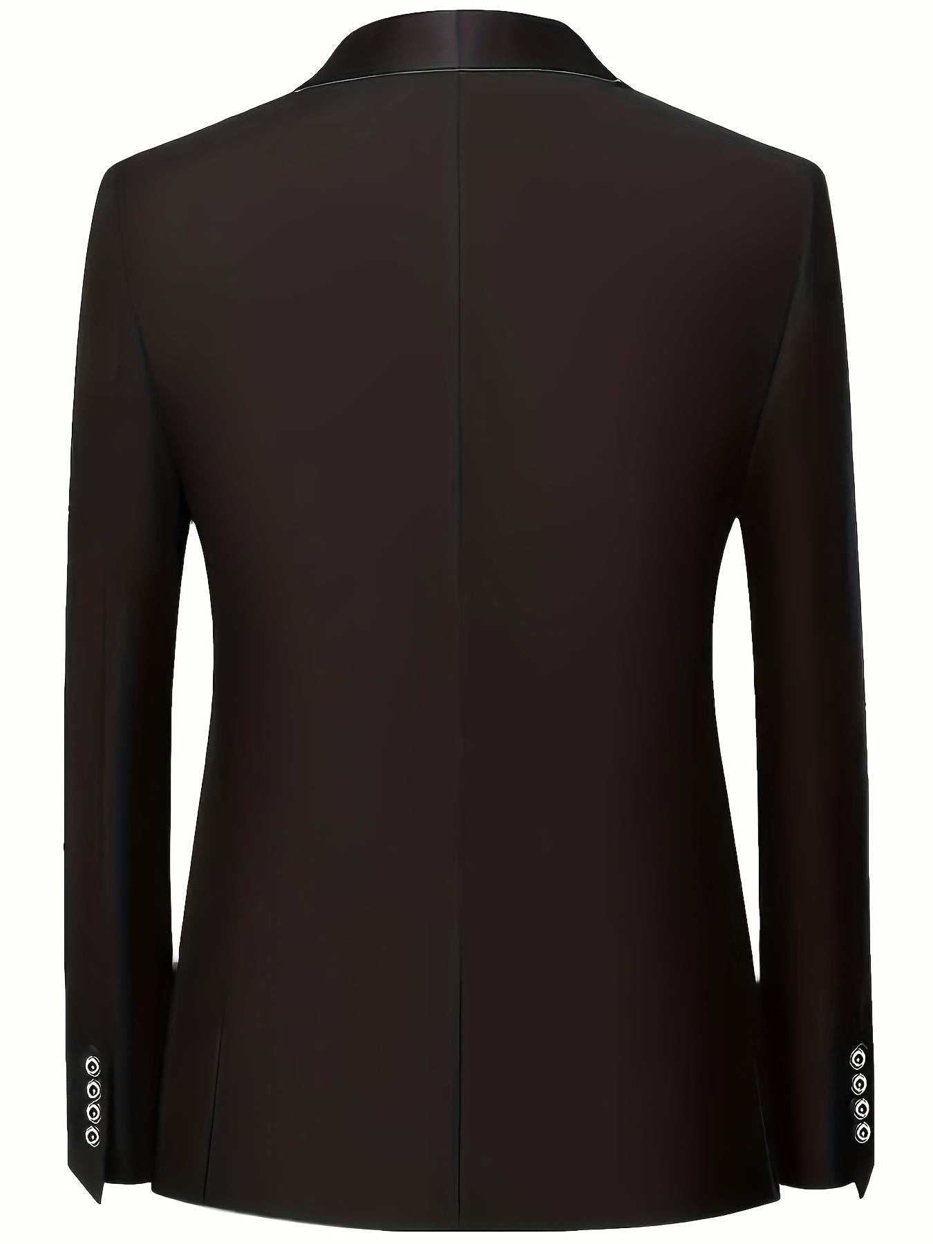 Men's 3-Piece Suit Set with Vest and Jacket for Formal Events