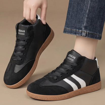 Men's Vintage Style Casual Lace-Up Shoes for All Seasons