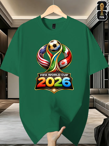 Men's FIFA 2026 World Cup Cotton Blend Casual T-Shirt