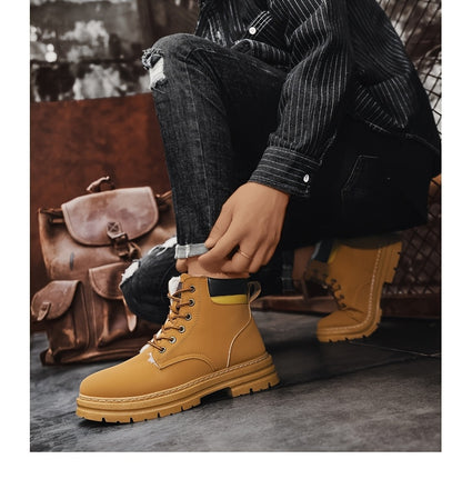 Plus Size Men's Snow Boots, -Lined Warm Shoes,Walking Boots, Winter Shoes Men, Snowboard Boots, Mens Hiking Boots, Mens Winter Shoe, Warm Shoes for Men, Mens Boots for Winter,Cold Weather Boots, Stylish Winter Footwear, Warm