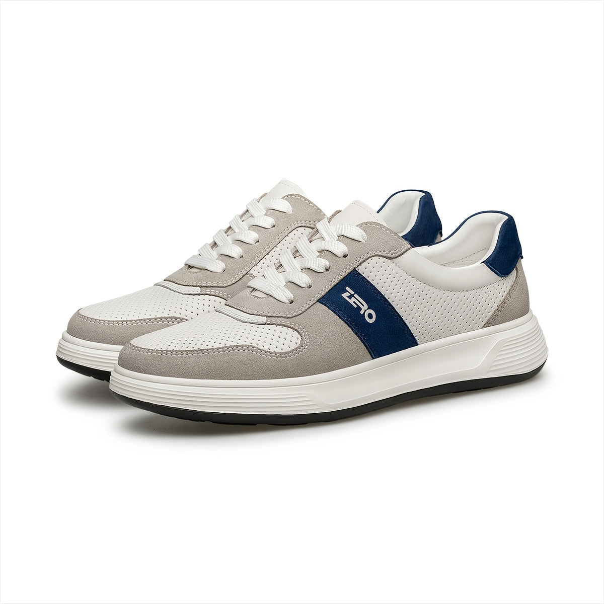 ZRO Zero Degree Men's Lightweight Breathable Leather Sneakers