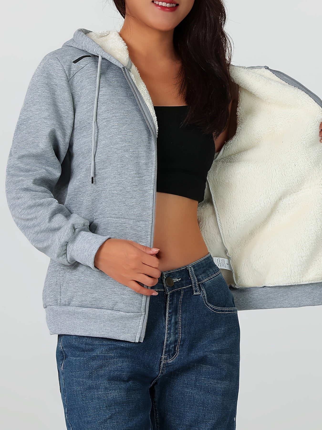 Women'S Heavyweight Winter Jacket - Thermal Insulated Cold Weather Coat with Full-Zip Closure, Large Front Pockets - Purple Outerwear for Everyday & Formal Events - Non-Stretchy Polyester Fabric - Easy-Care Ladies Outerwear,