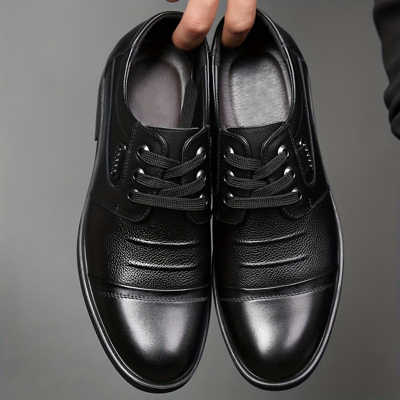 Men's All-Season Genuine Leather Lace-Up Formal Shoes