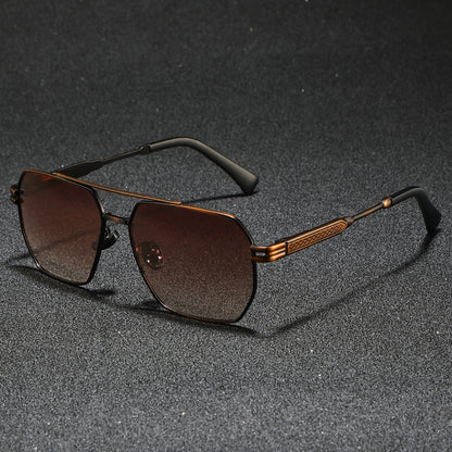 Men's Retro Oversized Polarized Sunglasses for Outdoor Sports