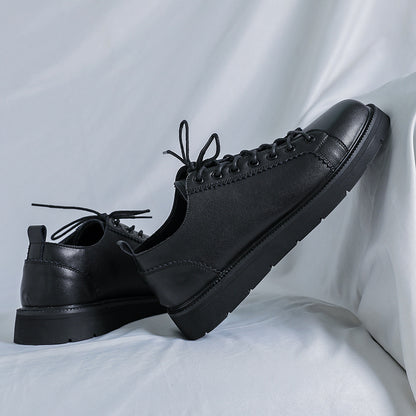 Men's British-Style Chunky Platform Sneakers with Arch Support