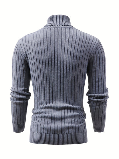 New Fashion Men'S Pullover with Color-Blocked Knitted Long Sleeves from Tie Mu Zhen OBM.
