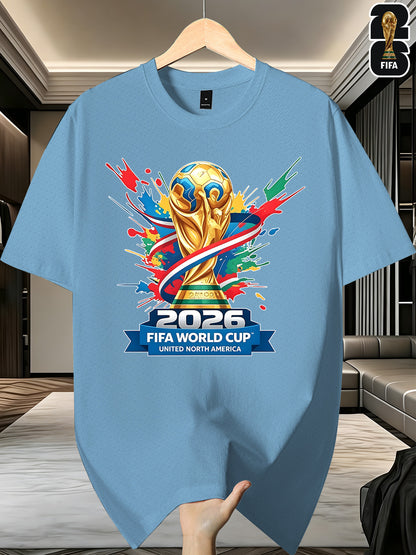 Men's FIFA World Cup Casual Printed Summer T-Shirt