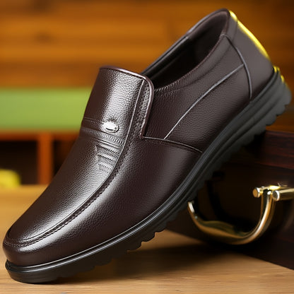 Men's Casual & Business Low-Top Dress Shoes in Black