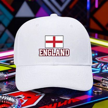 Lightweight England Flag Baseball Cap for Men & Women