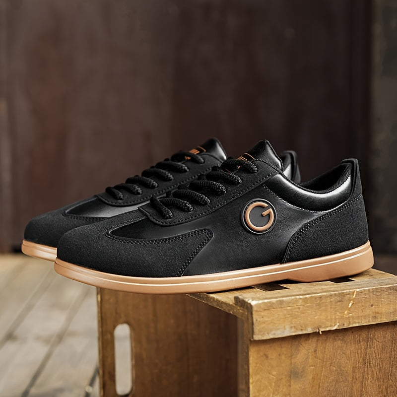 LOEIKAN Men'S Low-Top Sports Casual Shoes | Comfortable, Fashionable, Versatile for Outdoor and Street Wear, Faux Upper, PVC Sole, Lace Closure - ayq