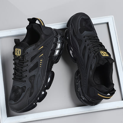 Men'S Athletic Shoes, Low-Top Casual Lace-Up Sneakers, Comfortable Footwear - ayq