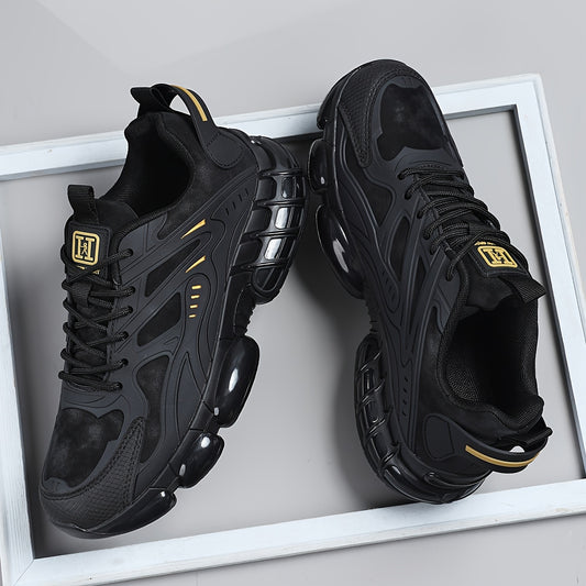 Men'S Athletic Shoes, Low-Top Casual Lace-Up Sneakers, Comfortable Footwear - ayq