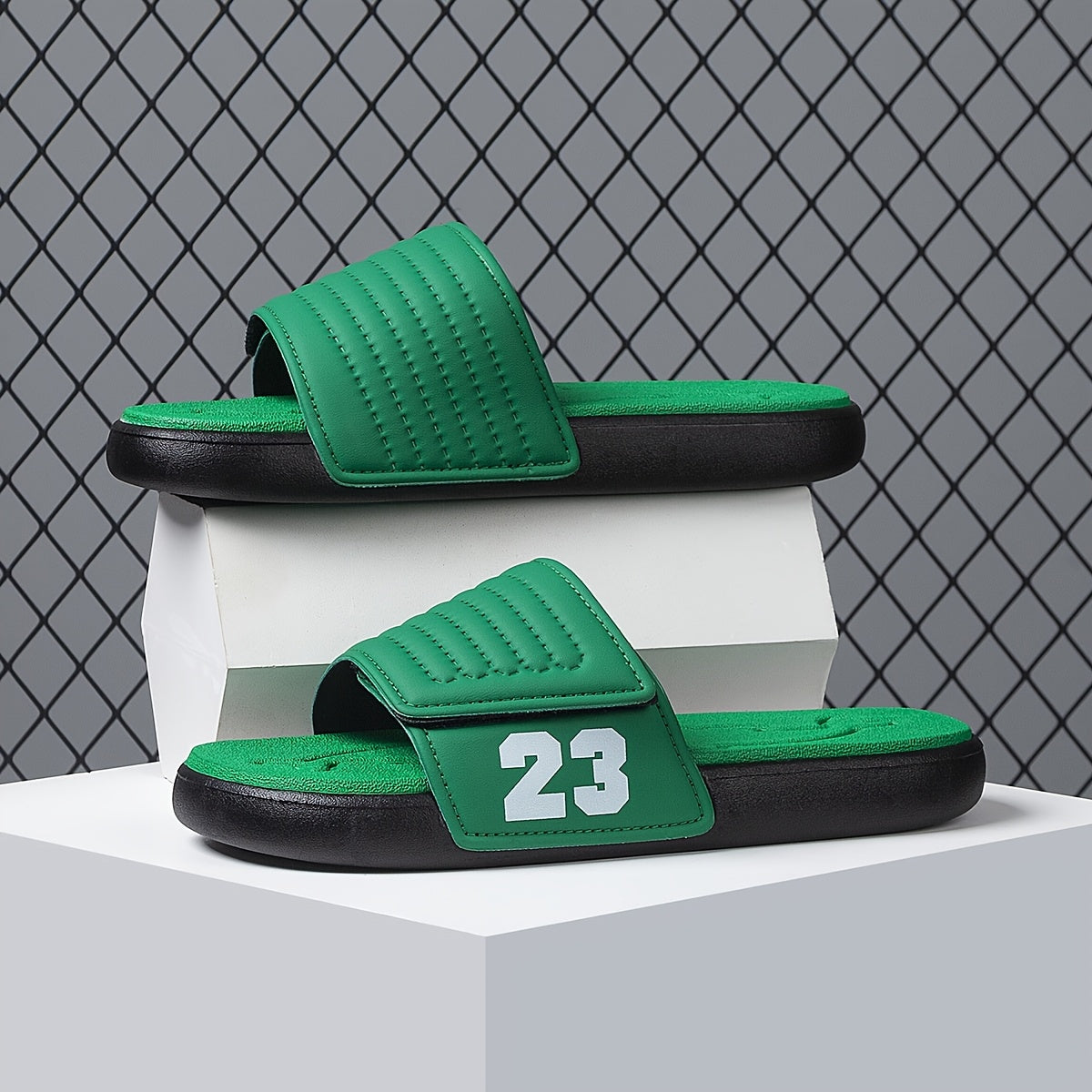Men's Casual Summer Sports Slippers Soft EVA Sole Slides