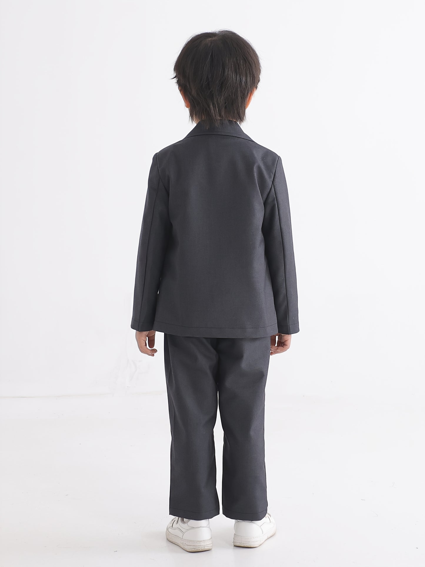 Boys' Casual Suit Set with Jacket & Pants for Special Occasions