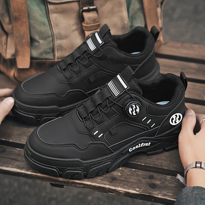 Men's Sports Shoes 2025 Spring New Low-Top Slip-On Rotating Button Comfortable Lightweight Trendy Casual Sneakers