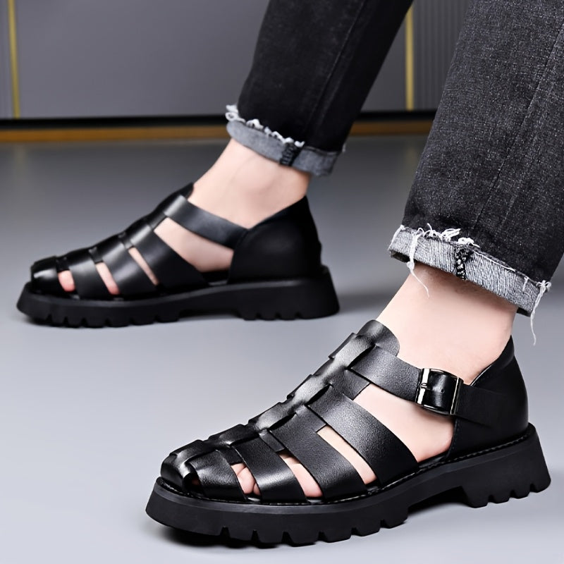 Men's Lightweight Breathable Summer Sandals with Thick Sole