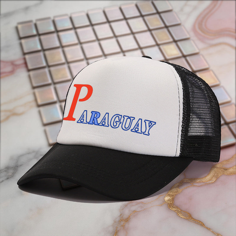 Unisex Lightweight Casual Paraguayan Map Print Hat