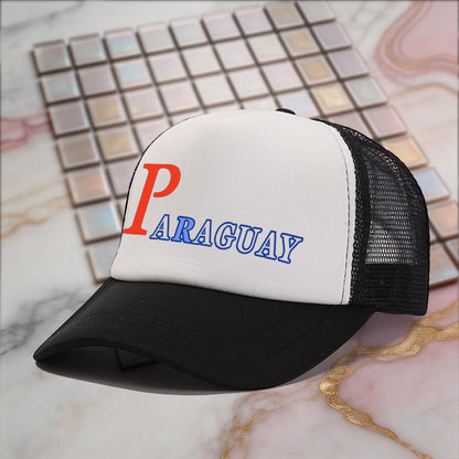 Unisex Lightweight Casual Paraguayan Map Print Hat