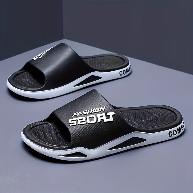 Men’s Sport Graphic Flip-Flops Non-Slip EVA Casual Sandals