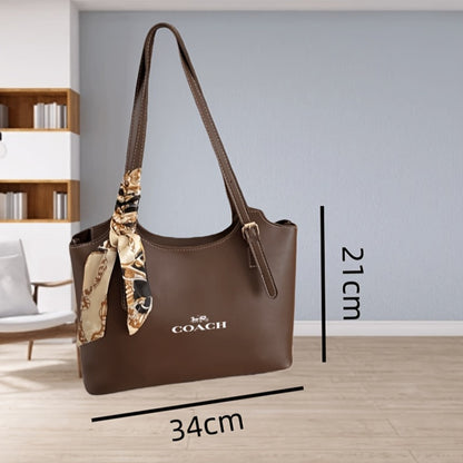 Retro Large Cotton Tote Bag with Adjustable Strap for Travel
