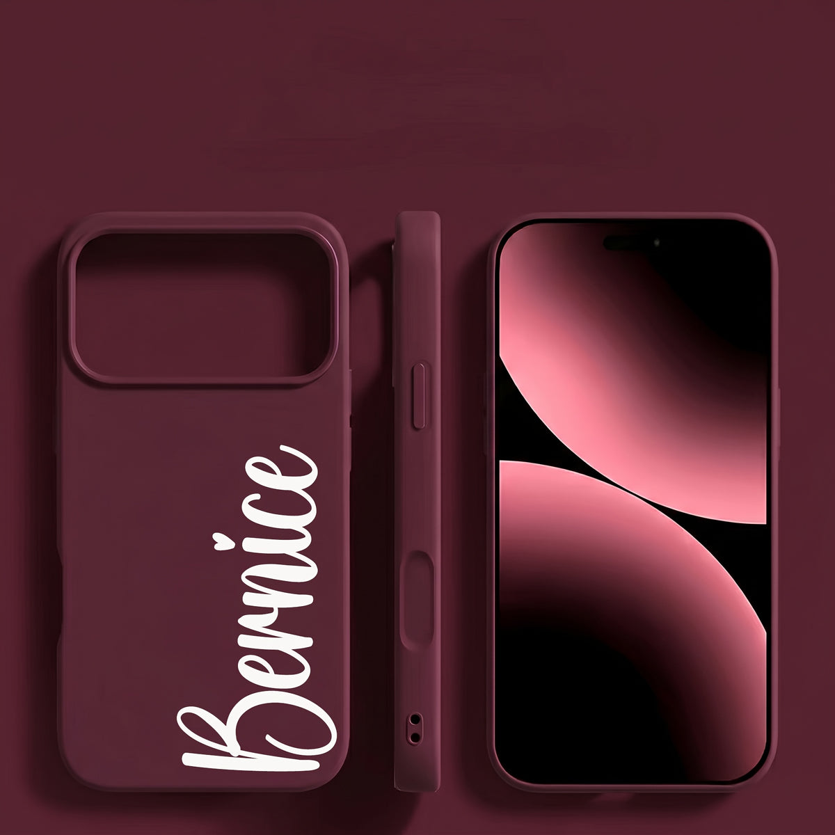 Personalized Shockproof TPU Phone Case Compatible with iPhone 15-18 Pr