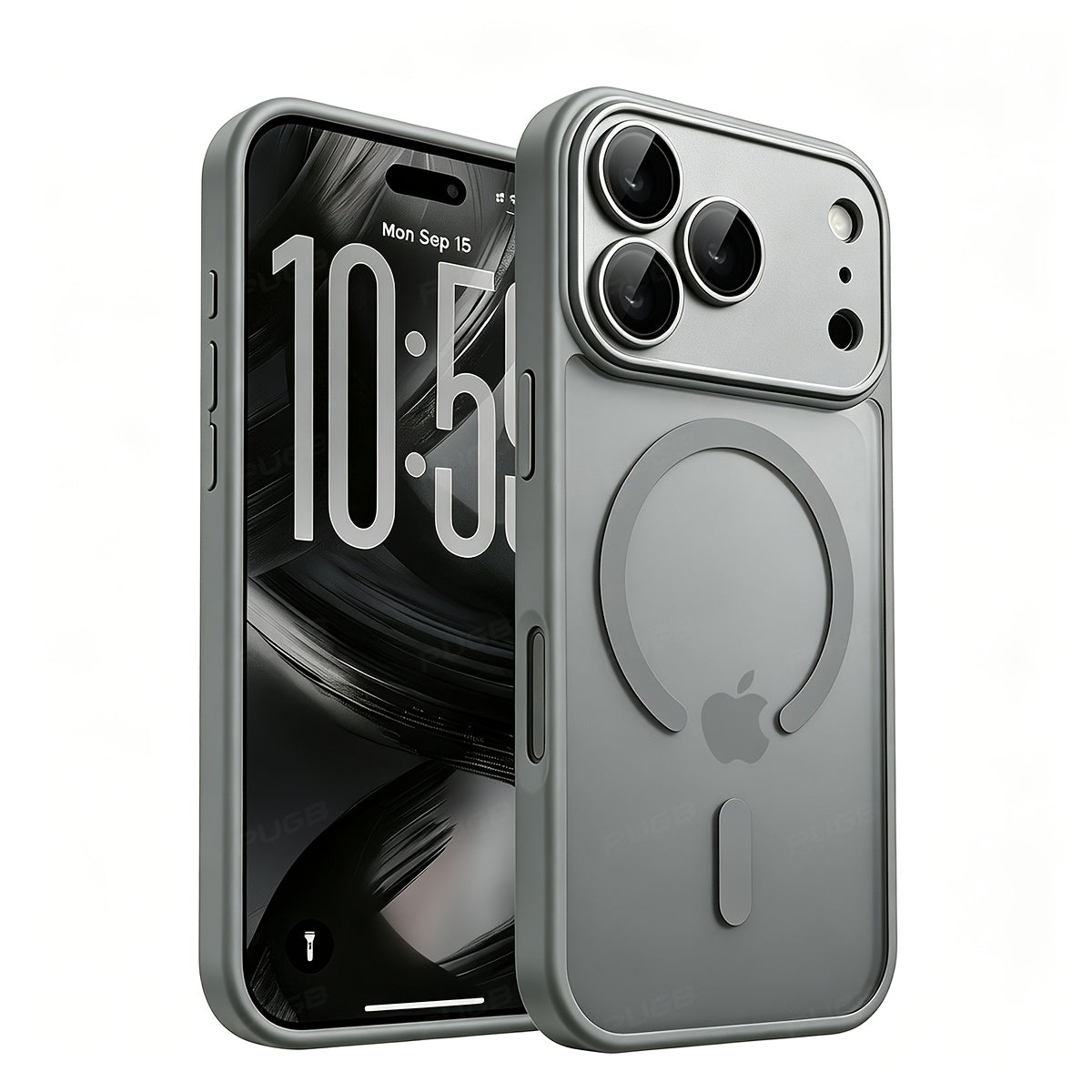 Matte Translucent Magnetic Silicone Phone Case for iPhone 18-14 Pro Ma