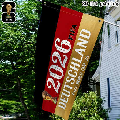 2026 FIFA World Cup Maple & Clutch Mascot Square Flag
