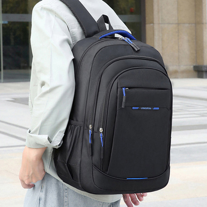 Leisure Backpack - Spring/Summer Universal, Autumn/Winter Simple Backpack, Thoughtful Gift Recommendation, Comfortable Carrying, Lightweight and Effortless, Suitable for Commuting and Various Life Scenarios [Zipper Direction