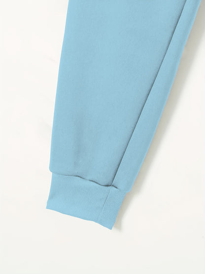 Men'S Trendy And Minimalist Triangular Striped Logo Hoodie And Sweatpants Set for Spring And Autumn, Featuring a Loose And Comfortable Design Suitable for Sports And Leisure, Machine Washable