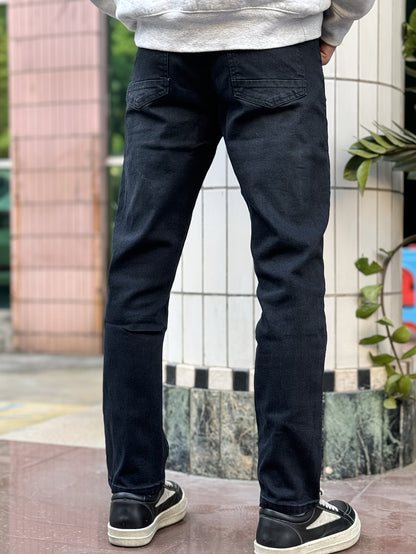 Teen Boys' Slim Fit Casual Long Pants Cotton Blend