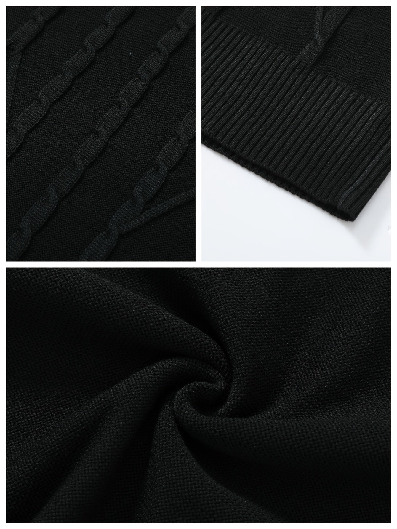 Men'S Solid Color Turtleneck Sweater, Highly Elastic, Stylish, Comfortable, And Warm Top, Suitable for Outdoor Wear in Autumn And Winter, Base Layer Sweater, Striped Knitted Turtleneck Sweater - Long Sleeve Pullover, Featurin