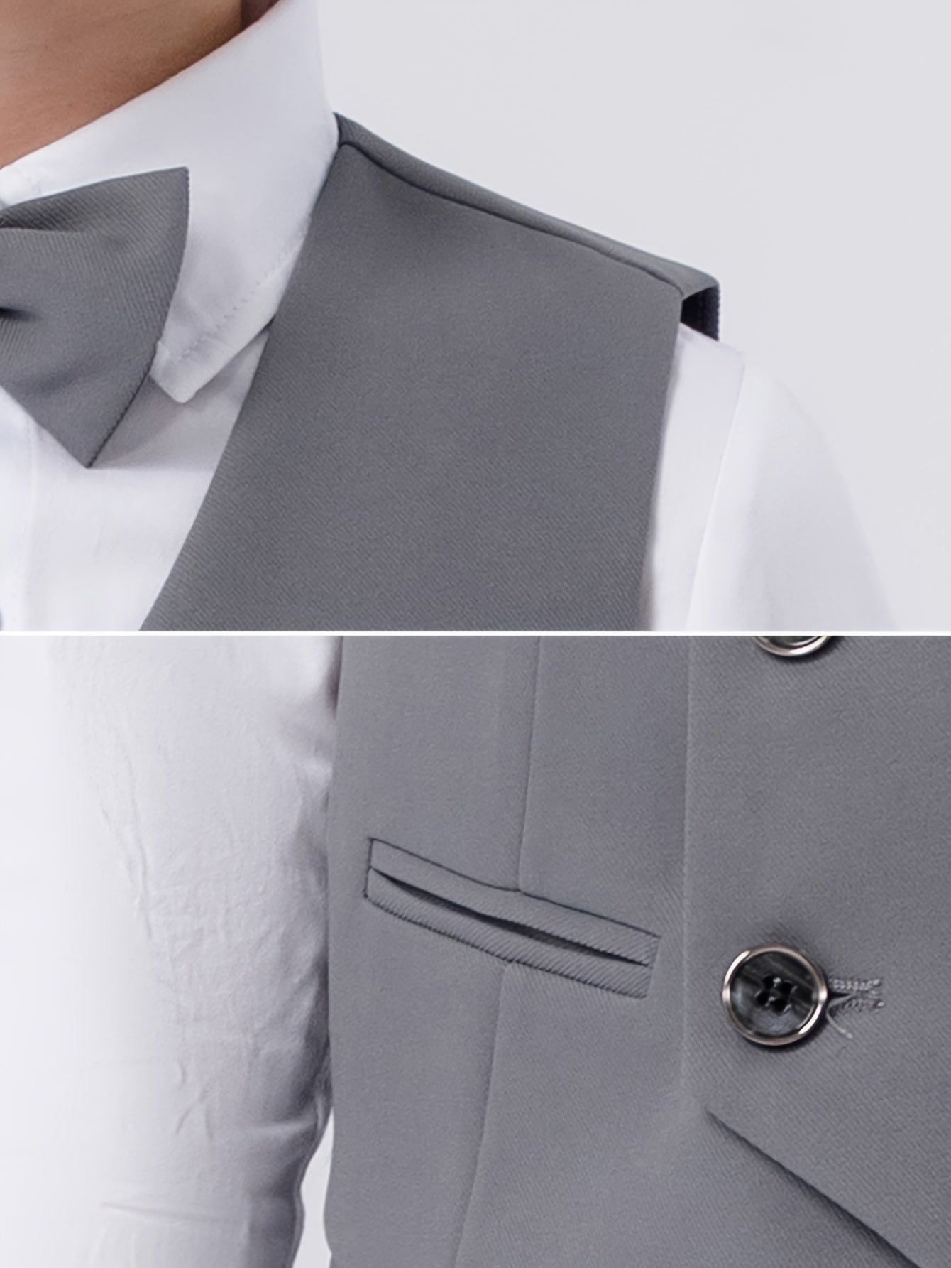Boys' British-Style Vest and Pants Set for Spring & Autumn