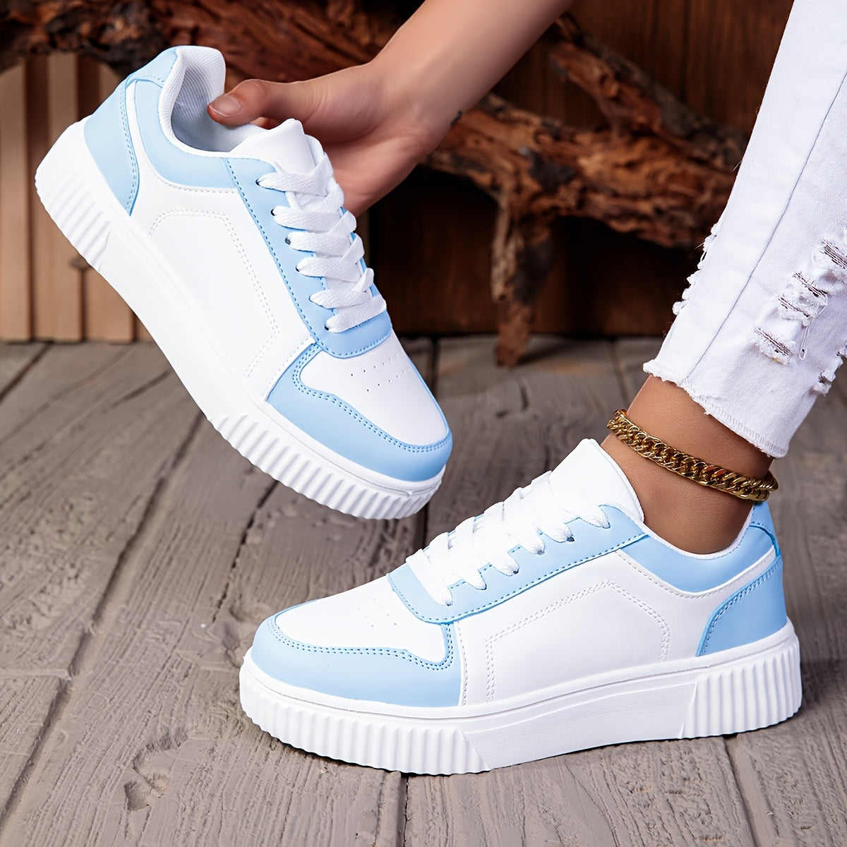 Teen Lace-Up Casual Sneakers with Tassel Detail