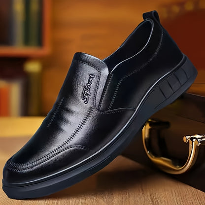 Men's Casual Business Slip-On Shoes, Lightweight & Comfortable