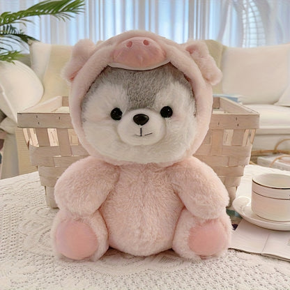 20cm/7.87in Cute Husky Doll Plush Toy, Hanging Ornament Decoration Gift