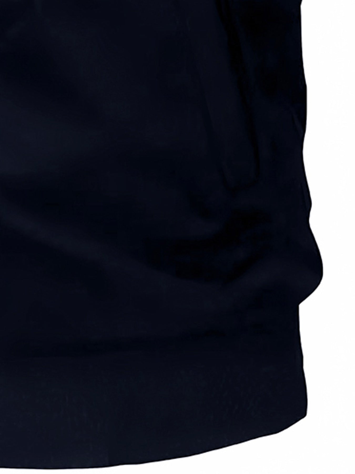 Men's Navy Blue Full-Zip Casual Jacket with Golden Happy New Year Print & Golden Glitter Lettering - Full-Zip Closure, Machine Washable, Regular Fit Winter Coat for Parties, Casual Attire & New Year's Eve Outfits - Stylish Ou