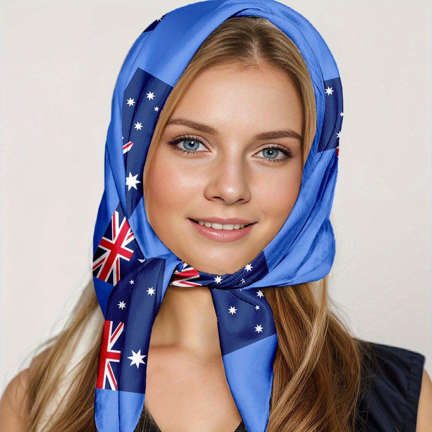 Australian Flag Geometric Scarf Lightweight Unisex Accessory