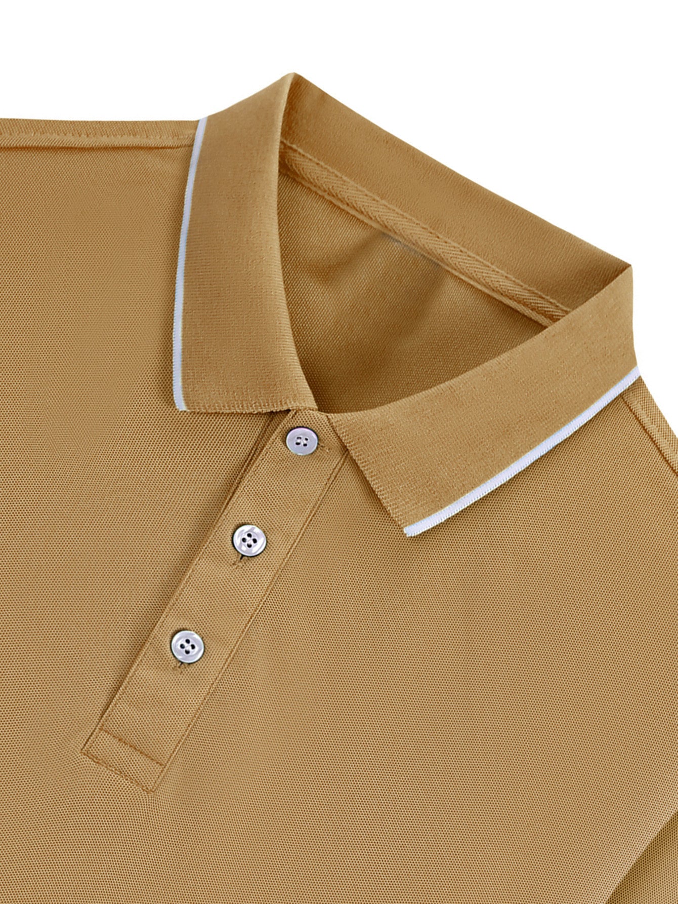 Creative Geometric Pattern Printed Shirt - Breathable Golf Top, Short Sleeve, Button Neck, Regular Pattern, High Quality Fabric, Slightly Elastic, Suitable for Tennis Sports and Business Occasions, Can Be Used as a Gift - ayq