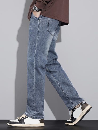 American Vintage Casual Loose Fit Jeans for Teen Boys