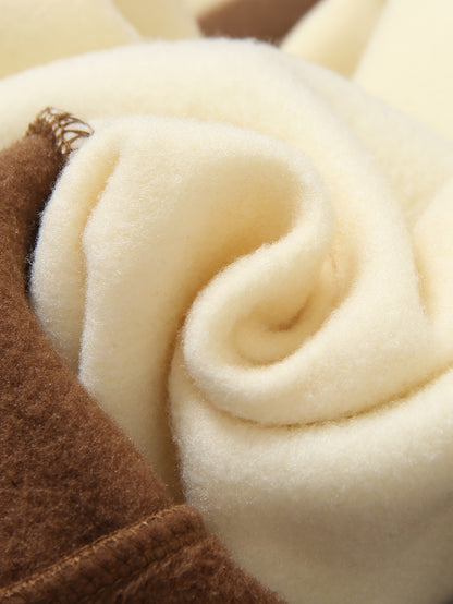 2pcs Set: Young Boys' Autumn/Winter -Lined Sweatshirt and Pants Set, Including a Stand Collar Half-Zip Contrast Long Sleeve Sweatshirt and Elastic Waist Contrast Pants, Very Casual, Comfortable, and Simple, Perfect for Outdoo