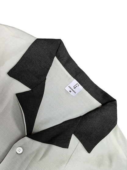 Men's Summer Casual Short Sleeve Shirt & Shorts Set