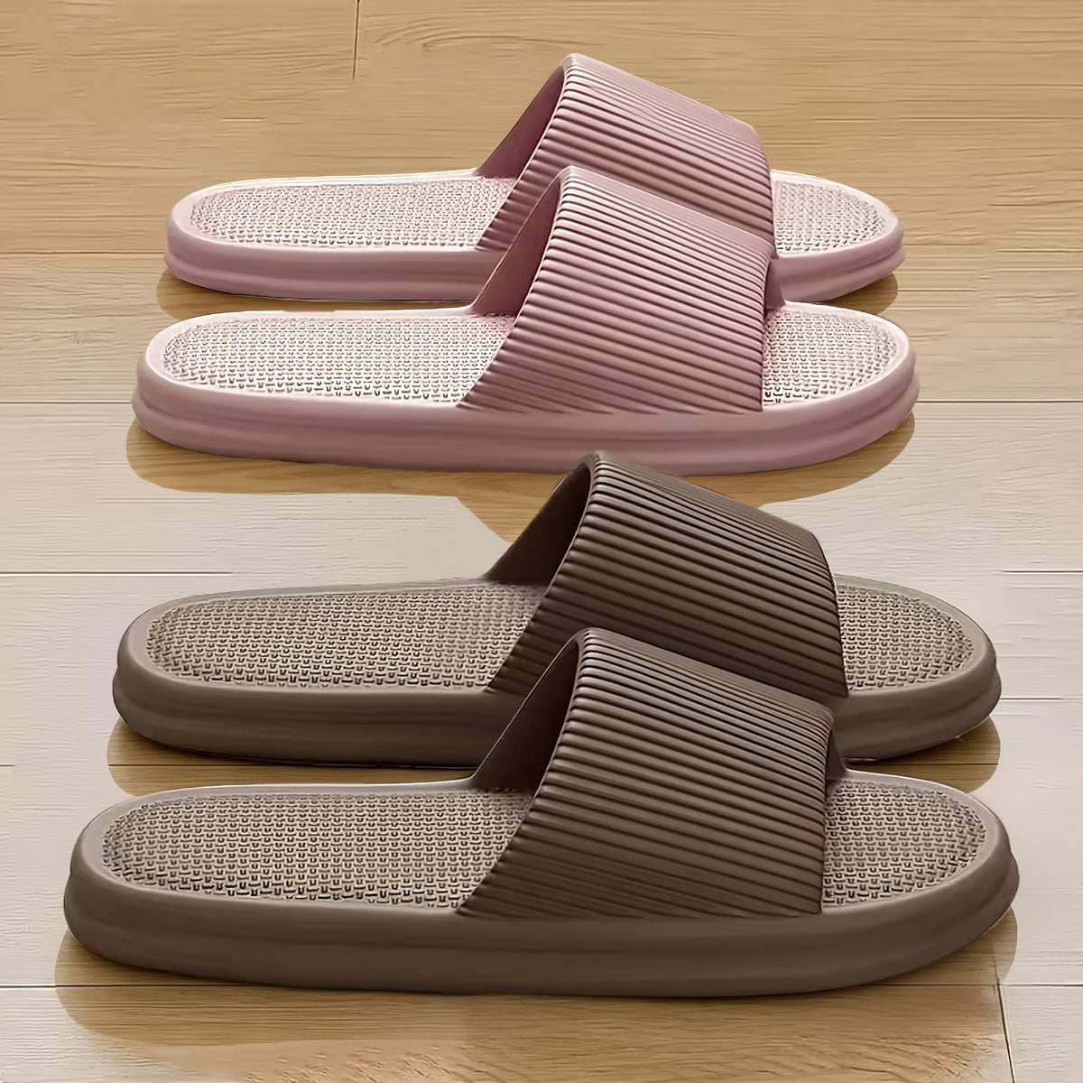 EVA Platform Slippers for Women and Men, Casual Non-Slip All-Season