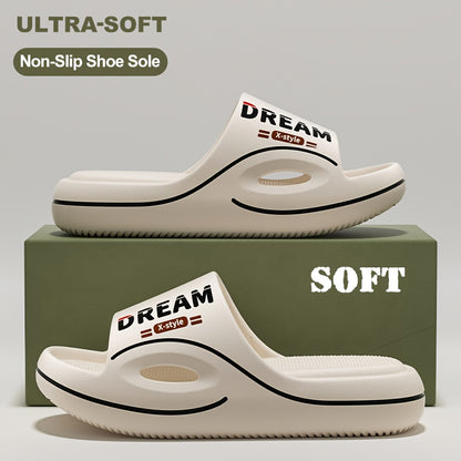 Men's Summer Casual Non-Slip EVA Slippers with Thick Sole