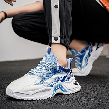 Men's Low-Top Skate Shoes - Breathable PU/Fabric Upper, EVA Cushioned Insole  Durable PVC Sole - Lace-Up Design with Letter Print/Stripes/Solid Colors for Urban Streetwear  Casual Wear