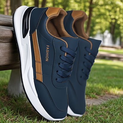 Men's Breathable Walking Shoes, Camping Shoes, Training Shoes, Casual Shoes, Large Size Classic Low-Top Skate Shoes, Daily Commute Lace-Up Student Casual Sneakers for All Seasons - ayq